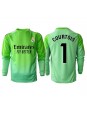 Real Madrid Thibaut Courtois #1 Brankářské Venkovní Dres 2025-26 Dlouhý Rukáv
